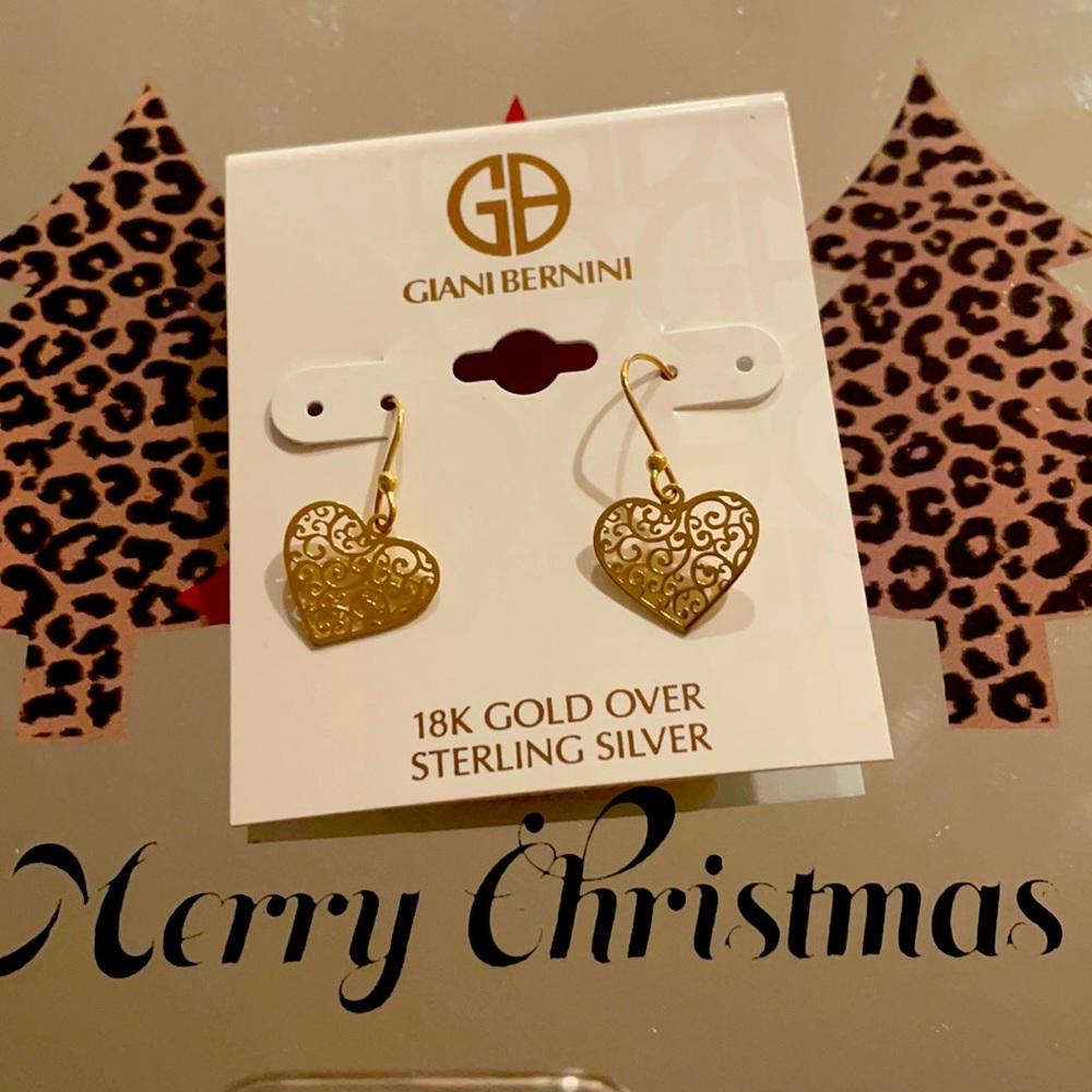 Brand new, never used, 18k gold over sterling silver